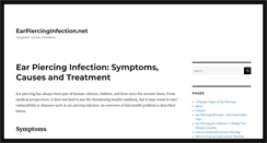 Desktop Screenshot of earpiercinginfection.net