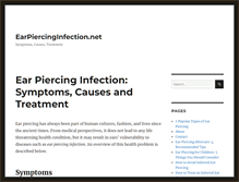 Tablet Screenshot of earpiercinginfection.net